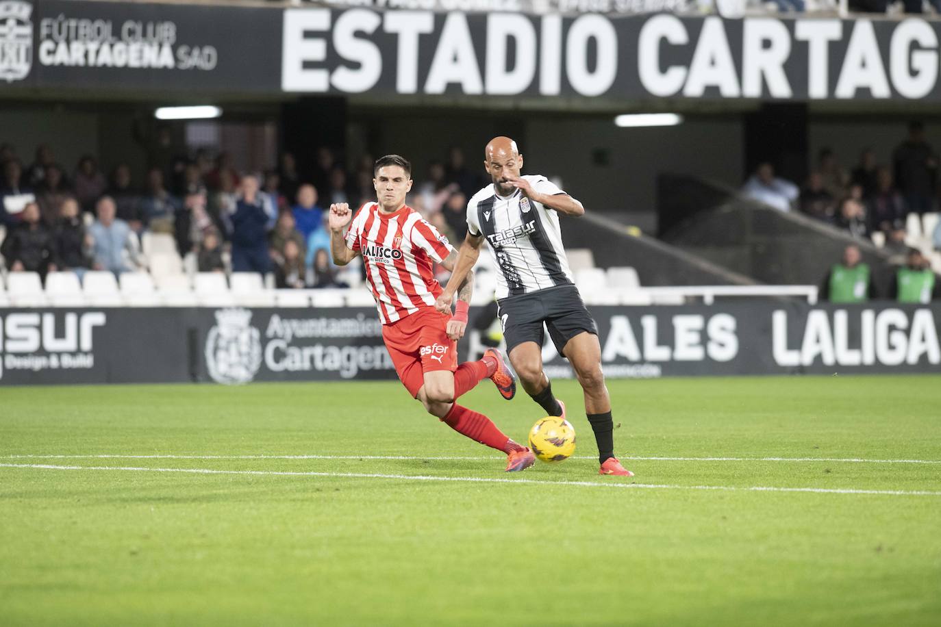 La victoria del Cartagena ante el Sporting, en imágenes