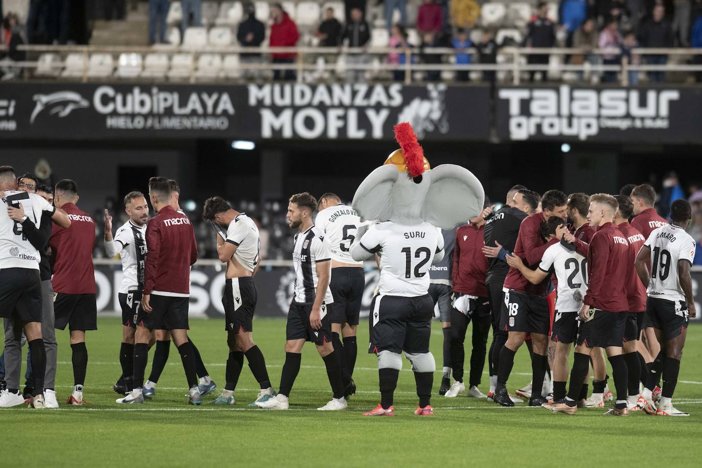 La victoria del Cartagena ante el Sporting, en imágenes