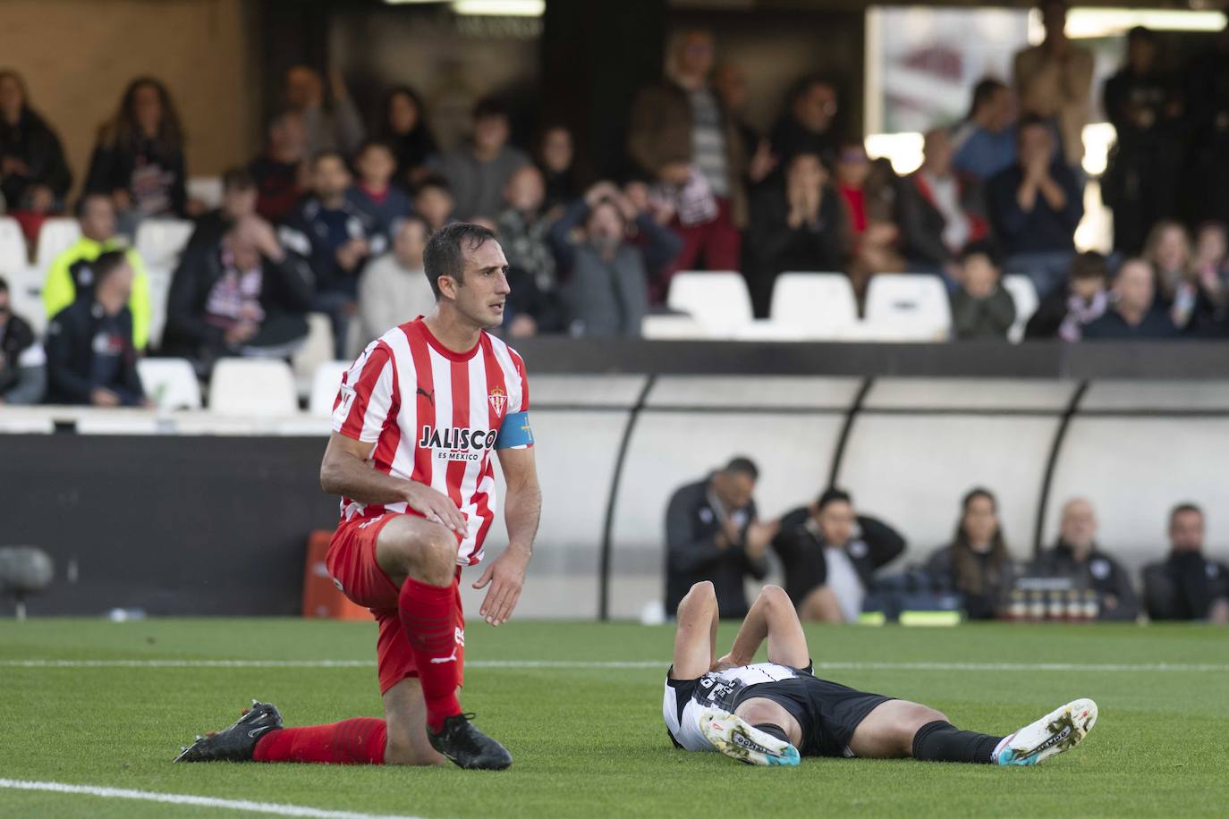 La victoria del Cartagena ante el Sporting, en imágenes