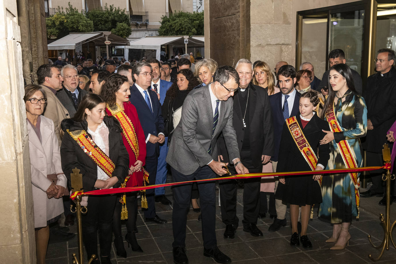 La inauguración del Belén municipal de Murcia, en imágenes