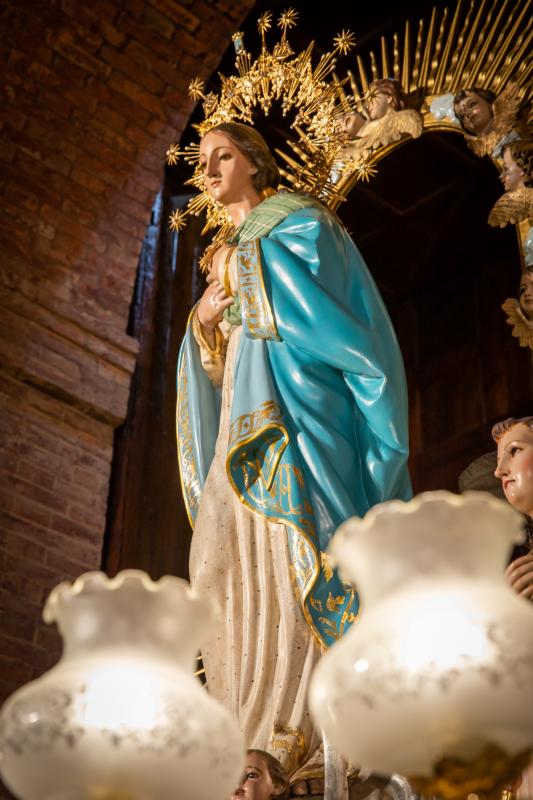 La ofrenda de flores a La Purísima de Torrevieja, en imágenes