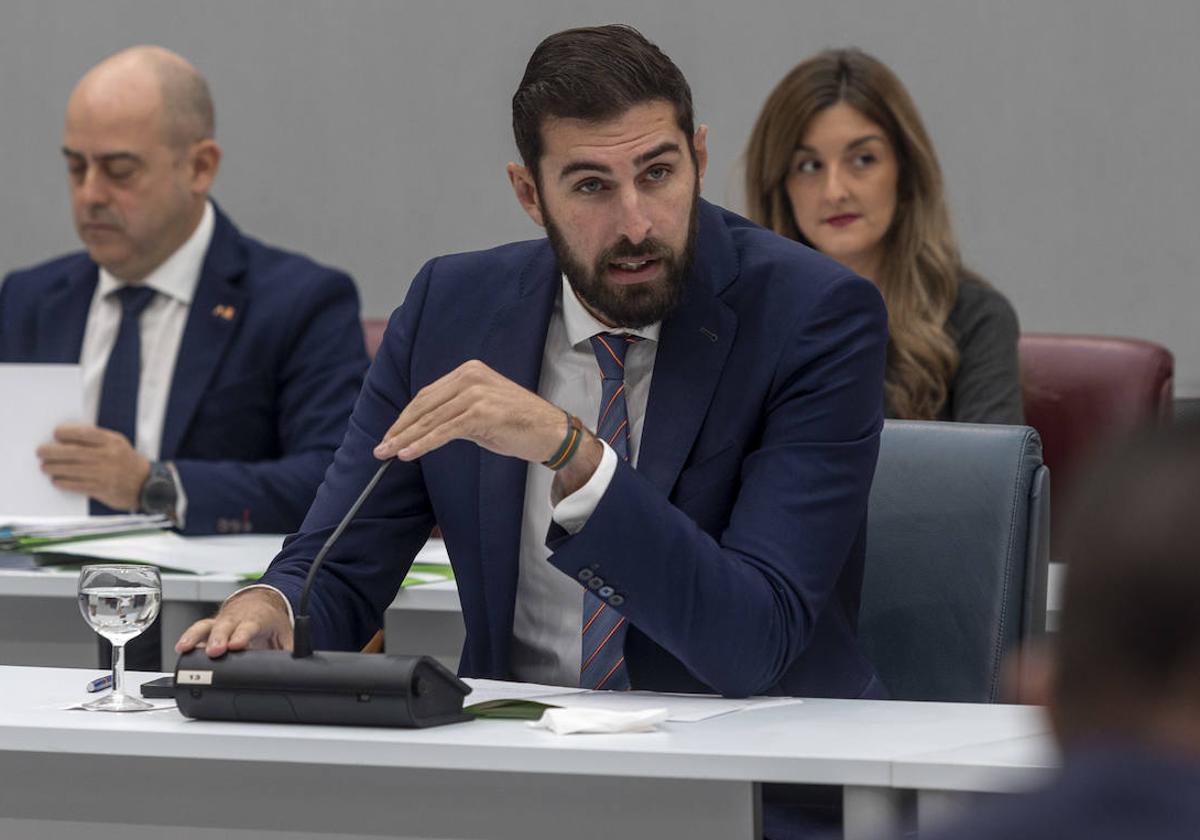 José Ángel Antelo, este lunes, en la presentación de los presupuestos de Interior, Emergencias y Ordenación del Territorio.