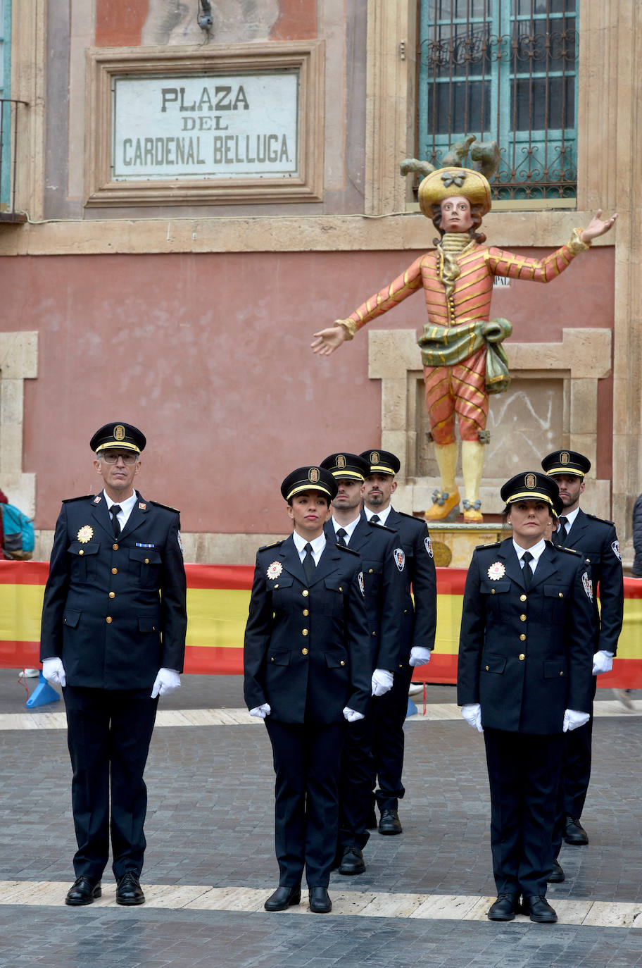 La toma de posesión de 56 nuevos policías locales de Murcia, en imágenes