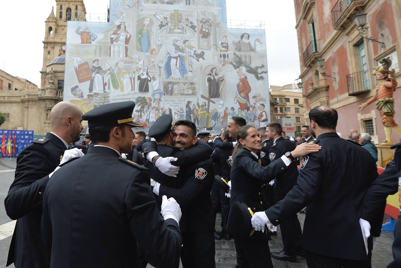 La toma de posesión de 56 nuevos policías locales de Murcia, en imágenes