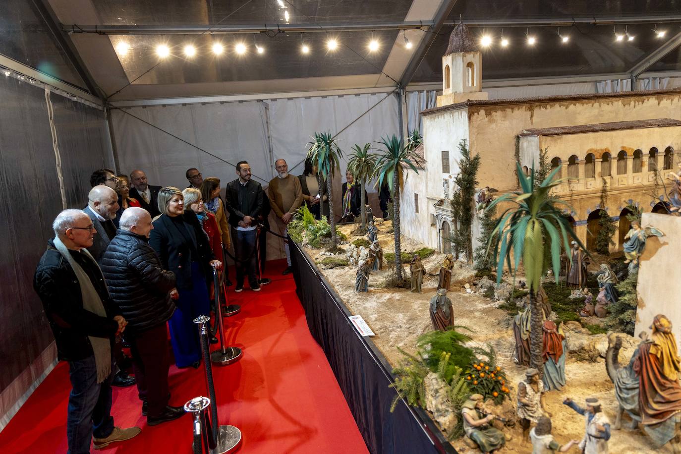 La apertura del Belén municipal de Cartagena y el encendido de luces, en imágenes