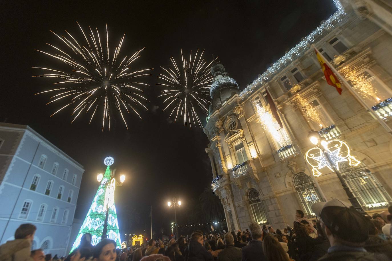 La apertura del Belén municipal de Cartagena y el encendido de luces, en imágenes