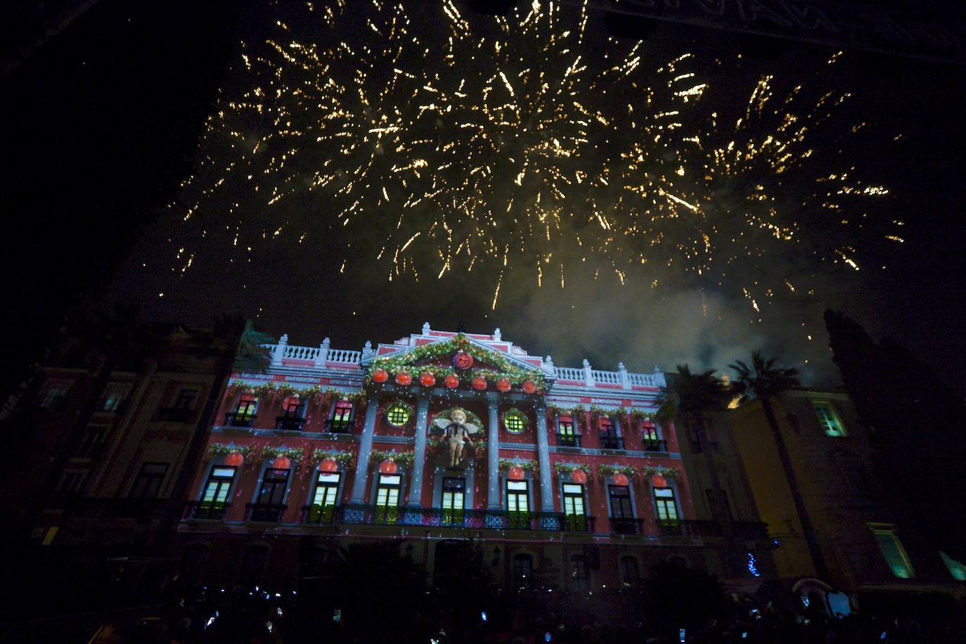 La inauguración del mercadillo de Navidad de Murcia, en imágenes