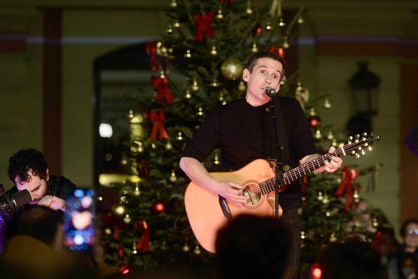 La inauguración del mercadillo de Navidad de Murcia, en imágenes