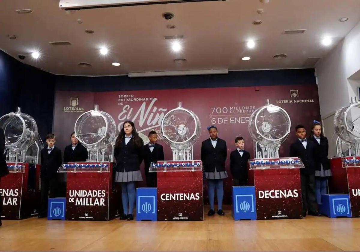 Edición anterior del sorteo de la Lotería del Niño.