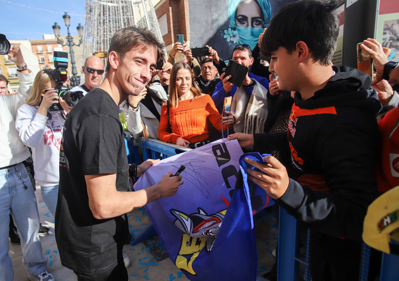 El homenaje a Pedro Acosta en Mazarrón, en imágenes