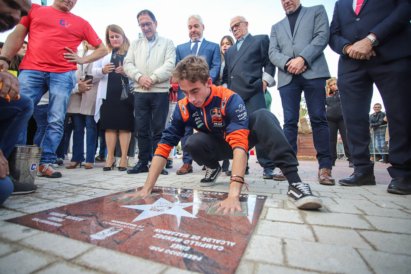 El homenaje a Pedro Acosta en Mazarrón, en imágenes
