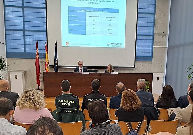 Pleno del Observatorio para la convivencia escolar, este miércoles.