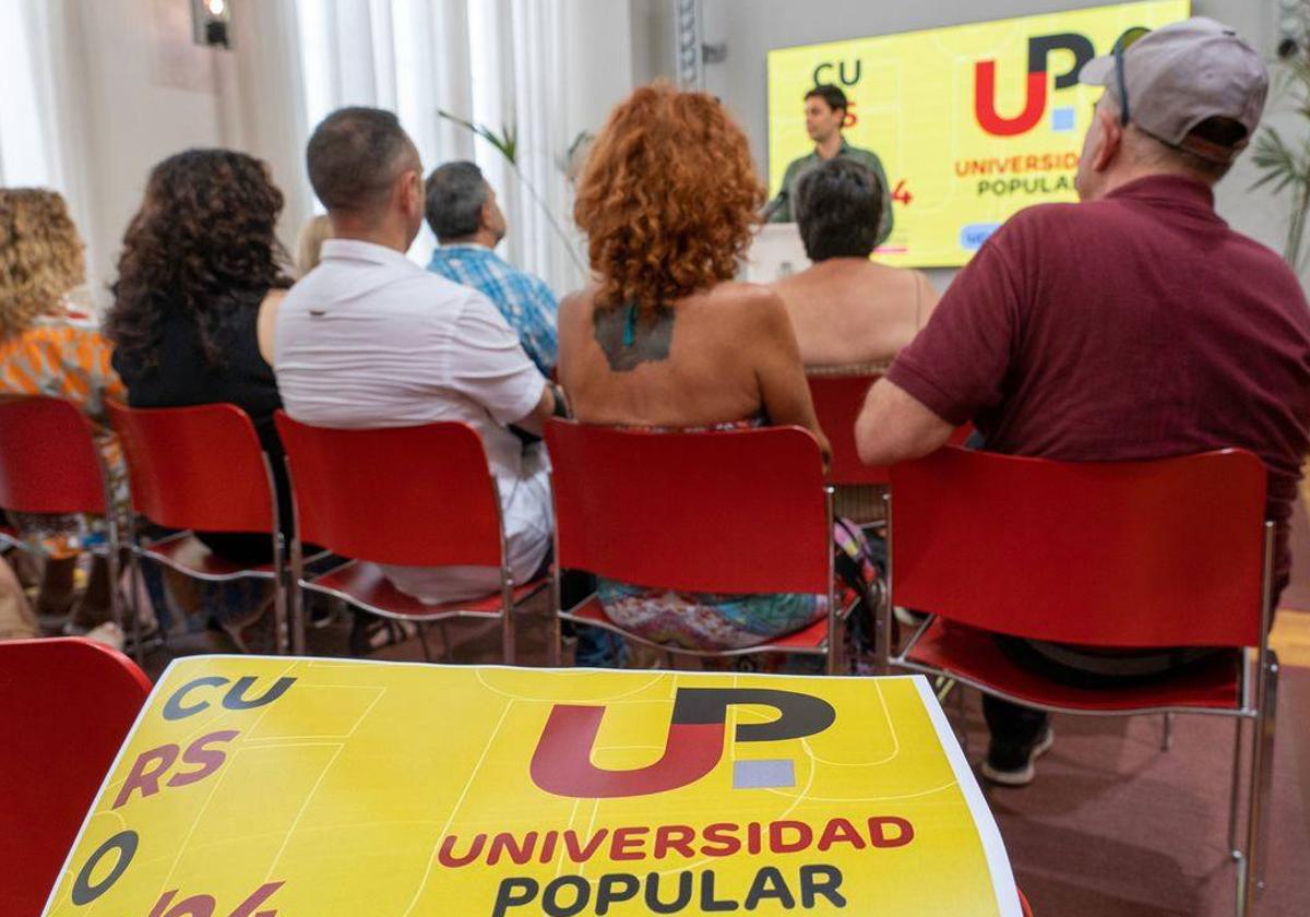 Presentación del curso de la Universidad Popular.