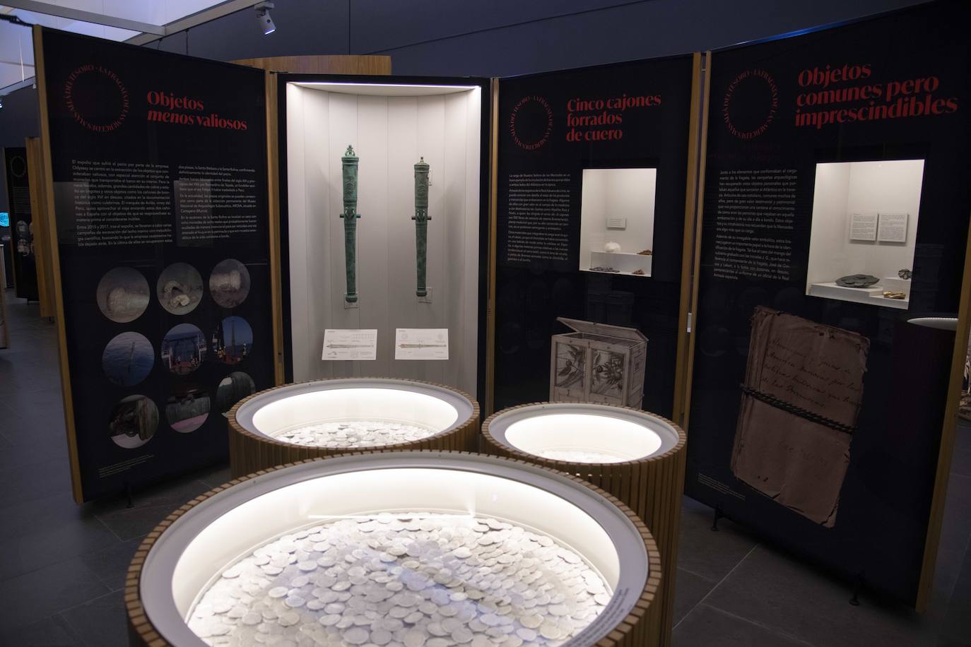 La exposición de la fragata &#039;Mercedes&#039; en Cartagena, en imágenes