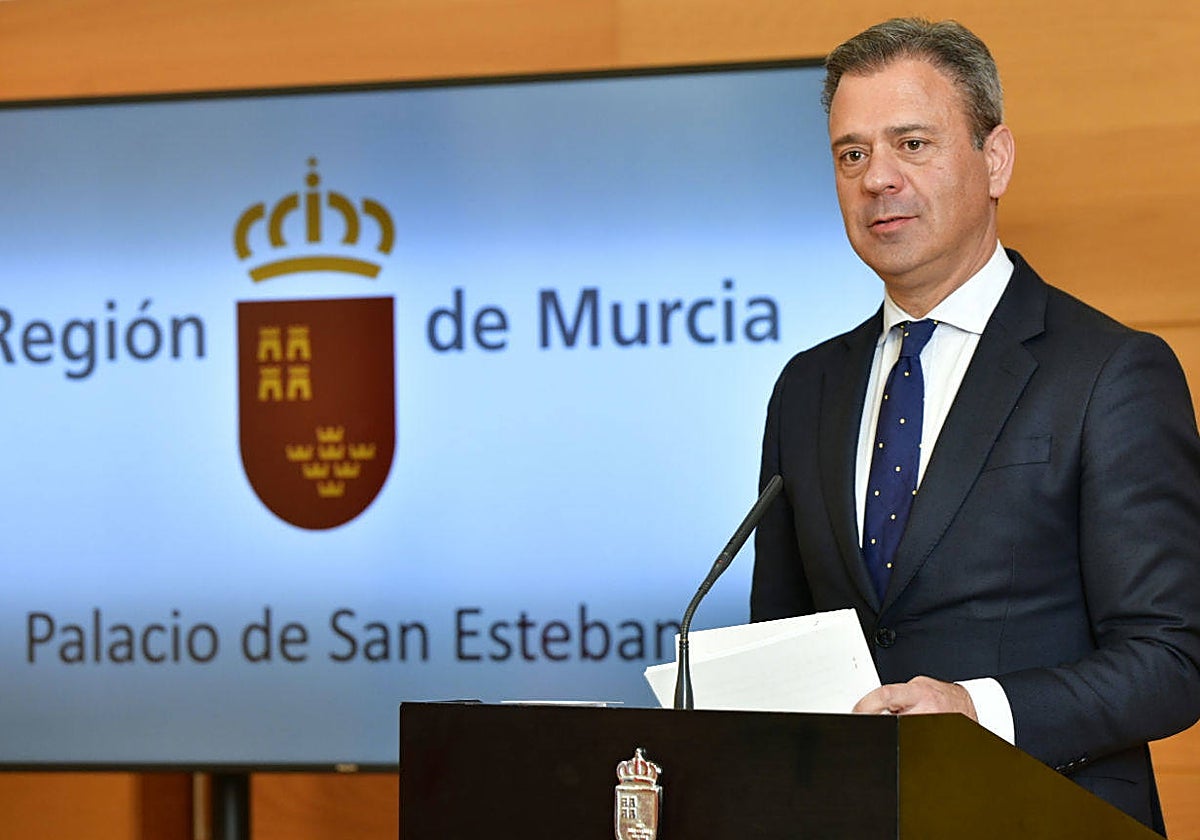 Marcos Ortuño, este jueves.