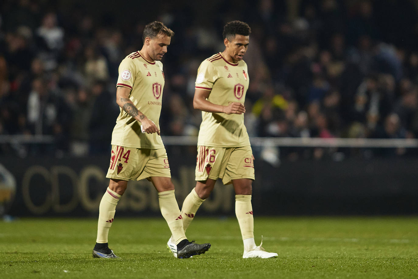 La derrota del Real Murcia frente al Castellón, en imágenes