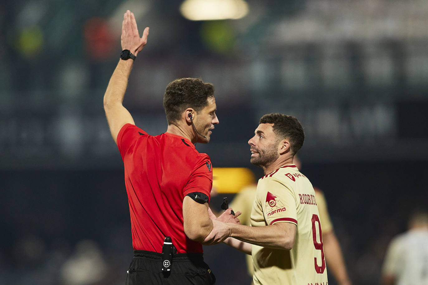 La derrota del Real Murcia frente al Castellón, en imágenes