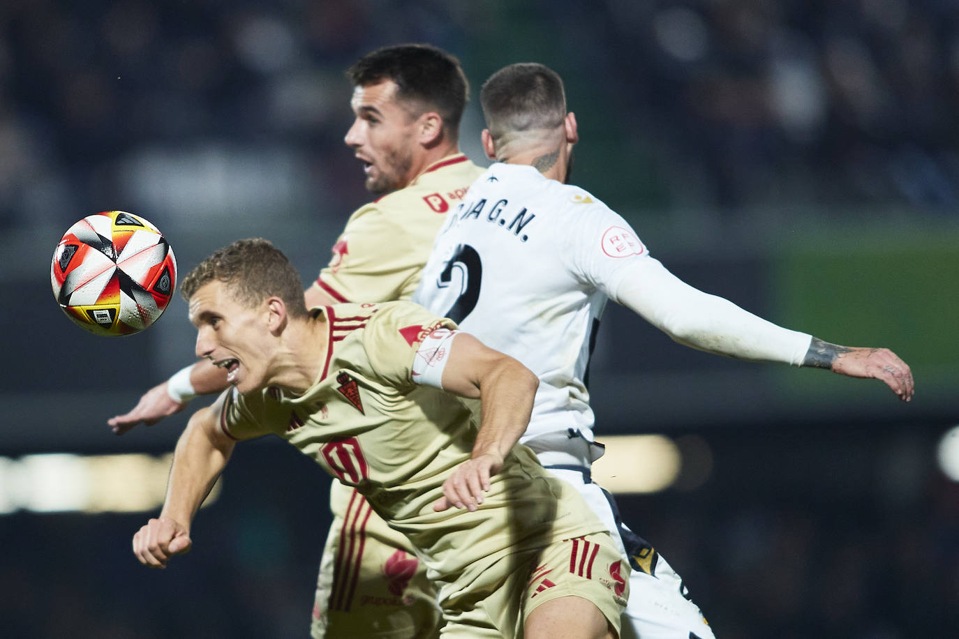 La derrota del Real Murcia frente al Castellón, en imágenes