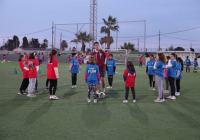 Entrenamiento de jugadoras del proyecto 'For fun'.