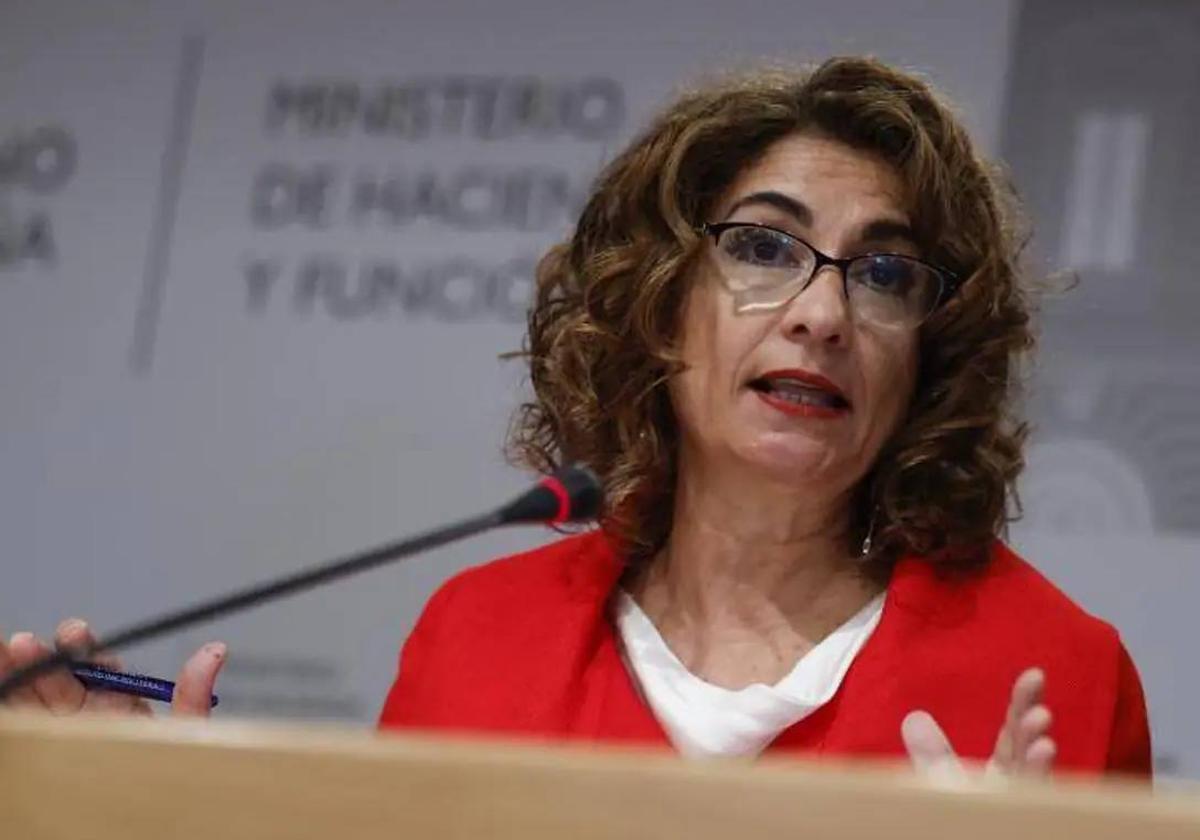 La ministra de Hacienda, María Jesús Montero.