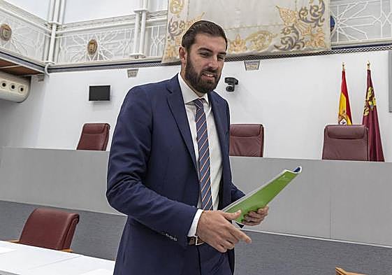 José Ángel Antelo, en la Asamblea Regional en una imagen de archivo.