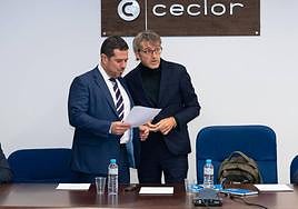 El consejero de Economía, Luis Alberto Marín, este lunes en Lorca.