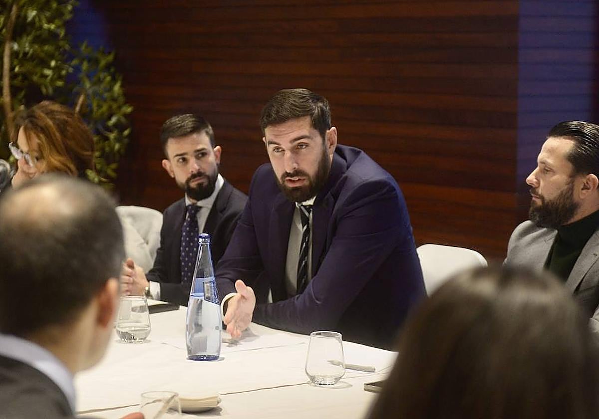 José Ángel Antelo, este martes, en un encuentro con la prensa.