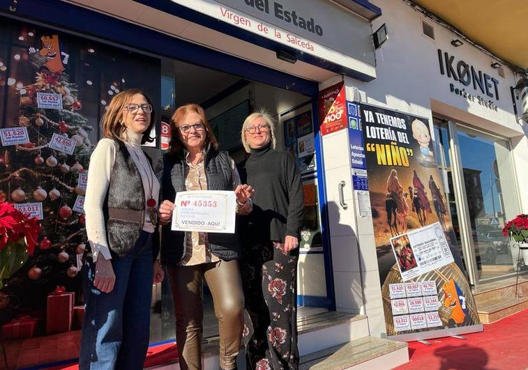 Administración de lotería de Las Torres de Cotillas donde se vendió este quinto premio.