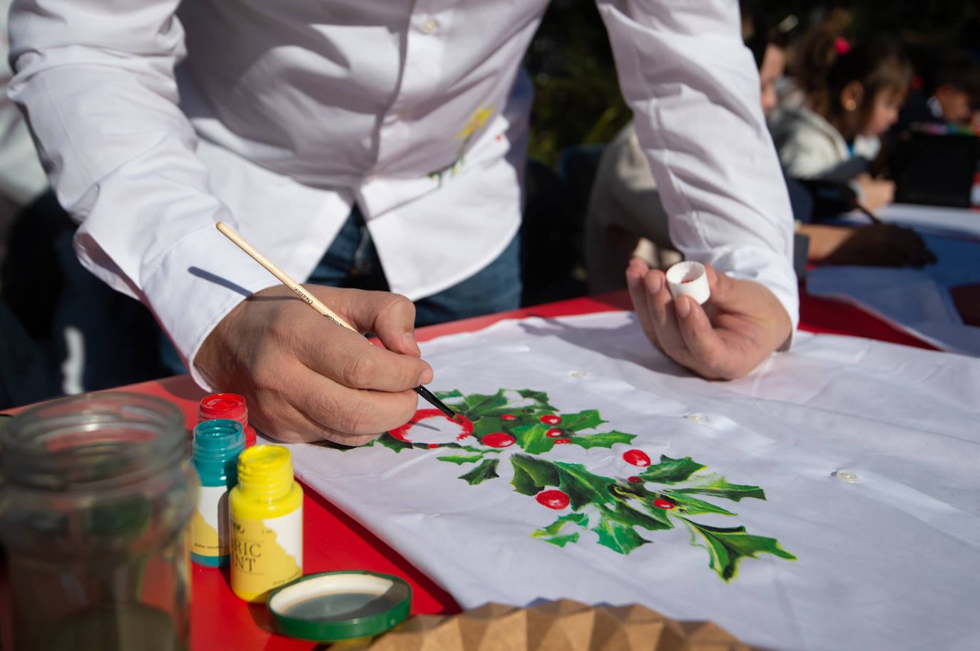 Encuentro entre pintores para retratar la Navidad en Murcia