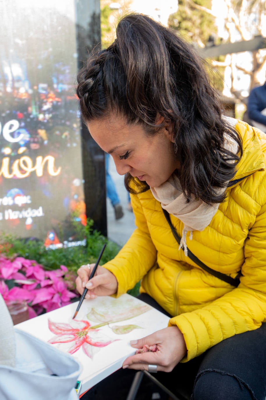 Encuentro entre pintores para retratar la Navidad en Murcia
