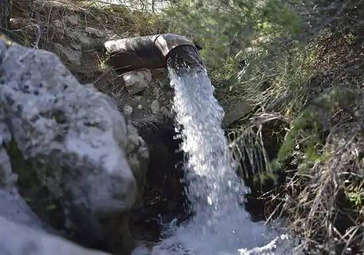 Un pozo de sequía abierto en Calasparra.