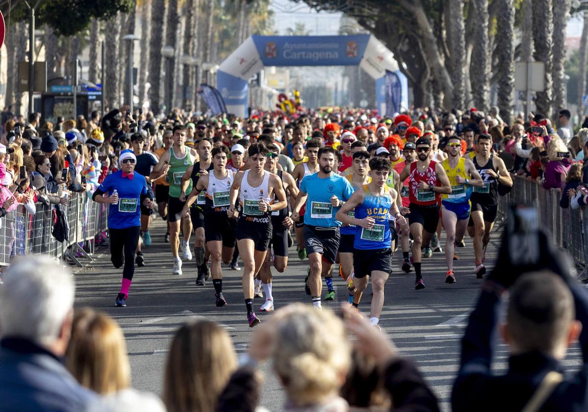 La carrera San Silvestre Cartagena 2023, en imágenes