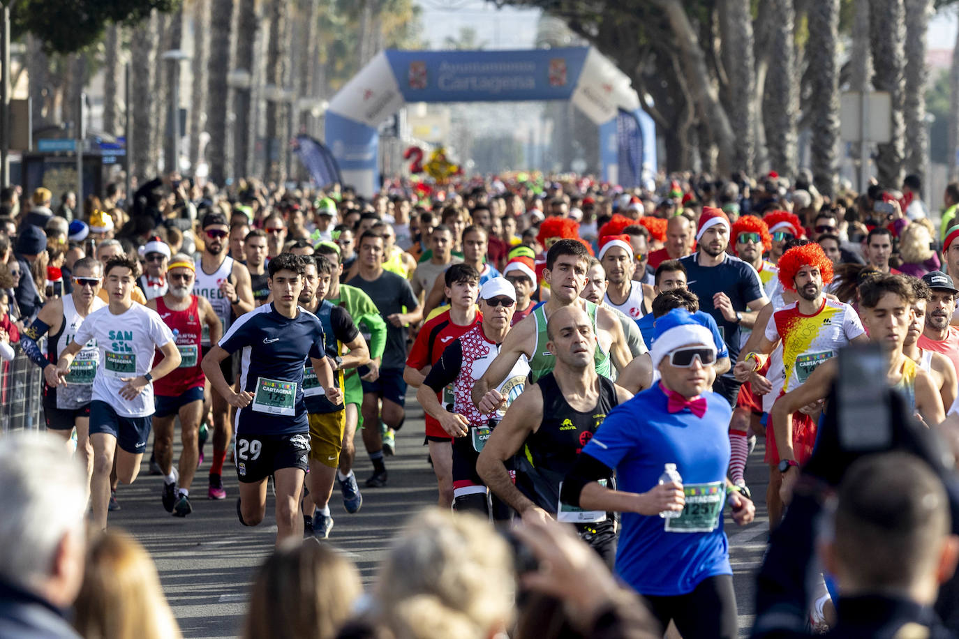 La carrera San Silvestre Cartagena 2023, en imágenes