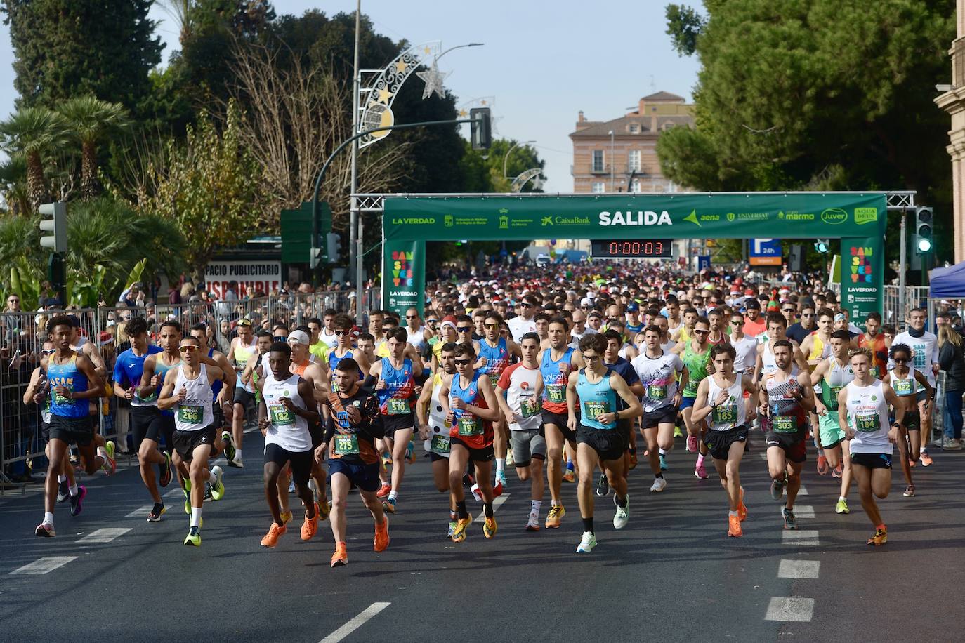 La carrera San Silvestre de Murcia 2023, en imágenes