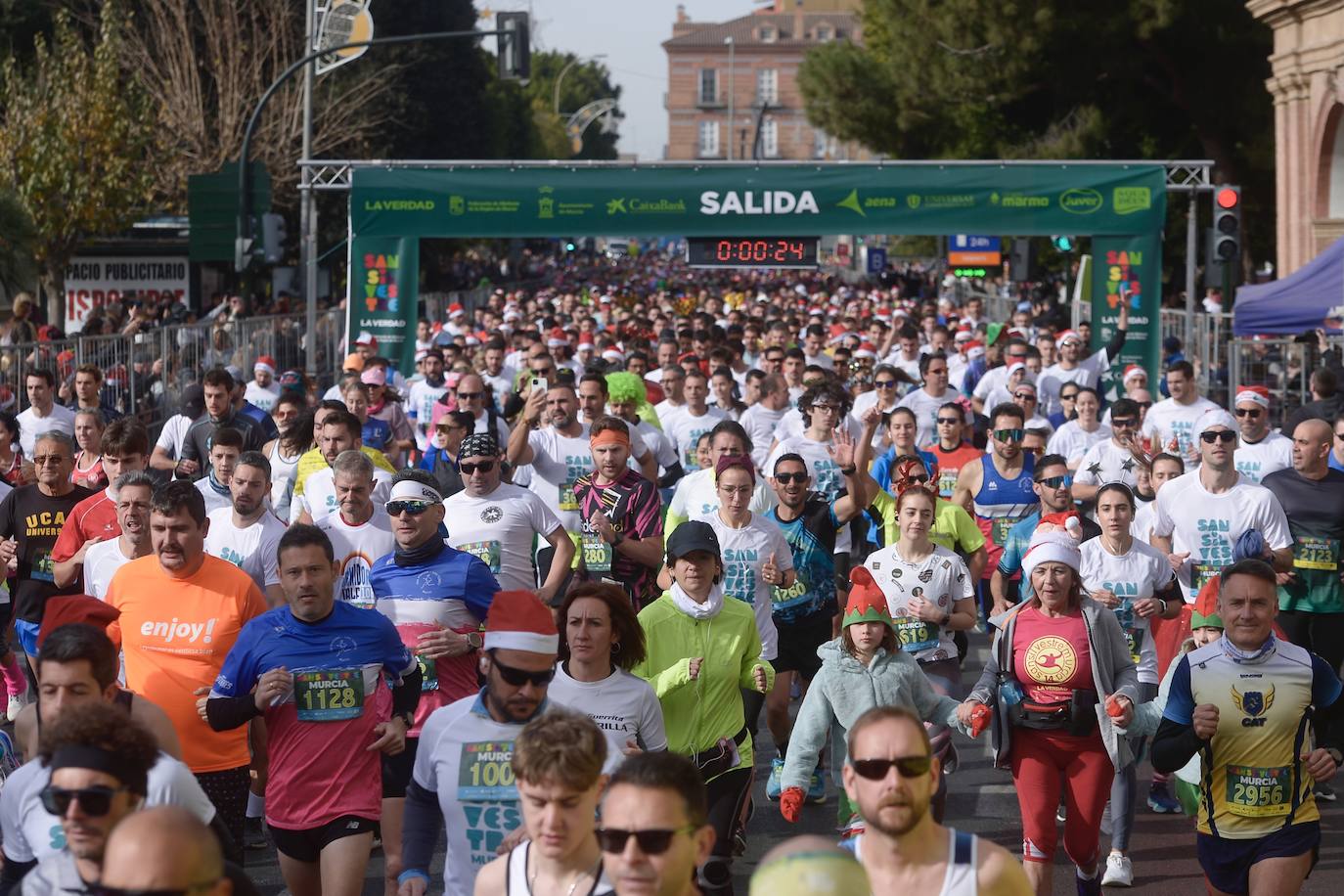 La carrera San Silvestre de Murcia 2023, en imágenes