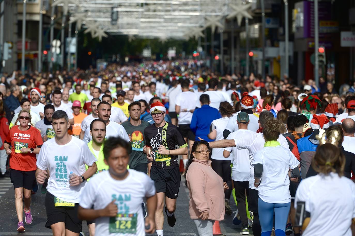 La carrera San Silvestre de Murcia 2023, en imágenes