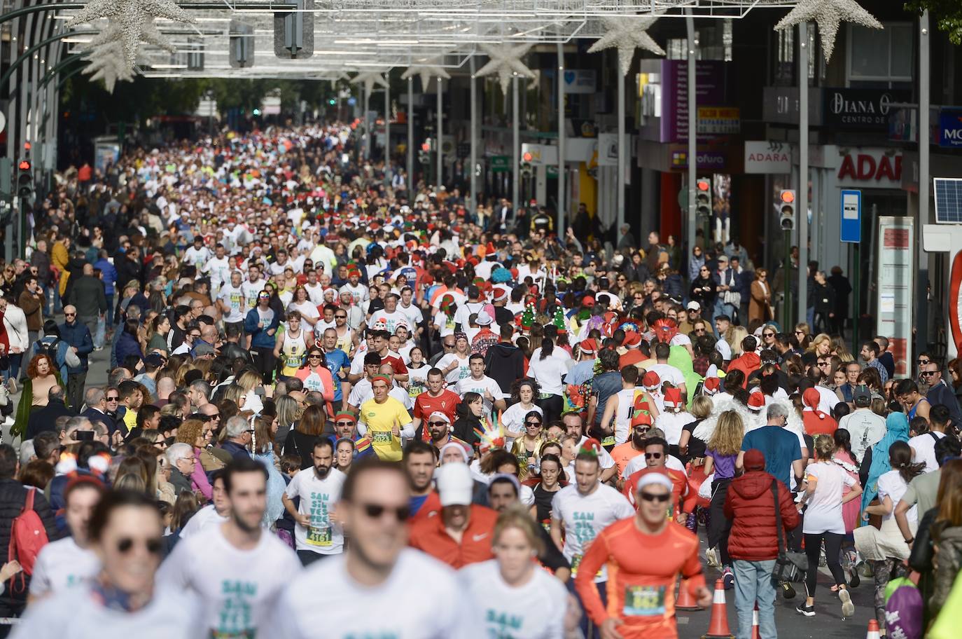 La carrera San Silvestre de Murcia 2023, en imágenes