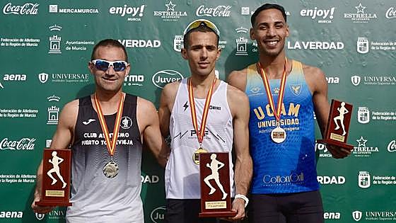 El podio de la San Silvestre de Murcia 2023, en imágenes