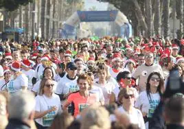 Salida de la San Silvestre de Cartagena.