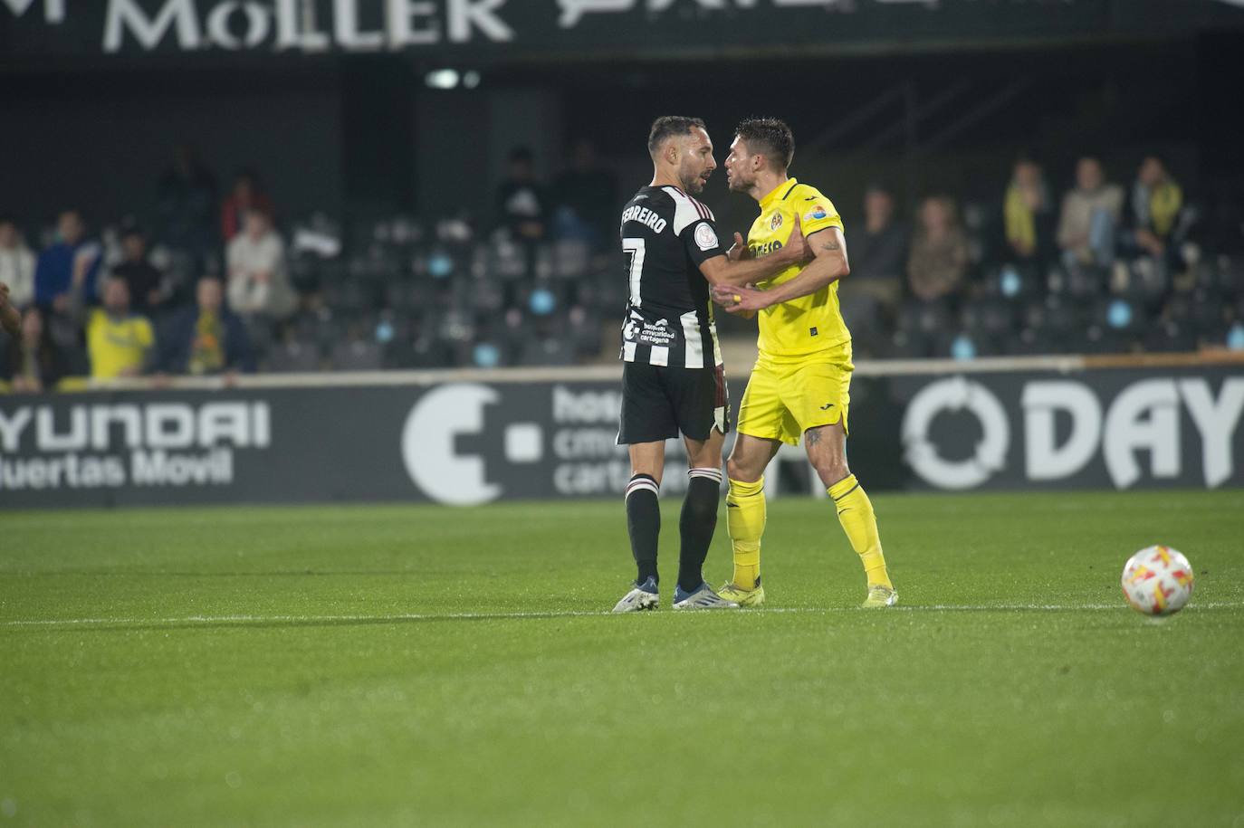 Fotos: La derrota del Cartagena frente al Villarreal, en imágenes