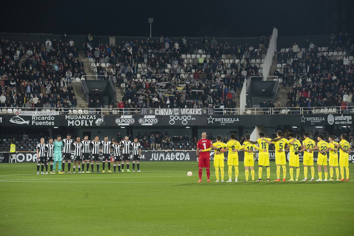 Fotos: La derrota del Cartagena frente al Villarreal, en imágenes