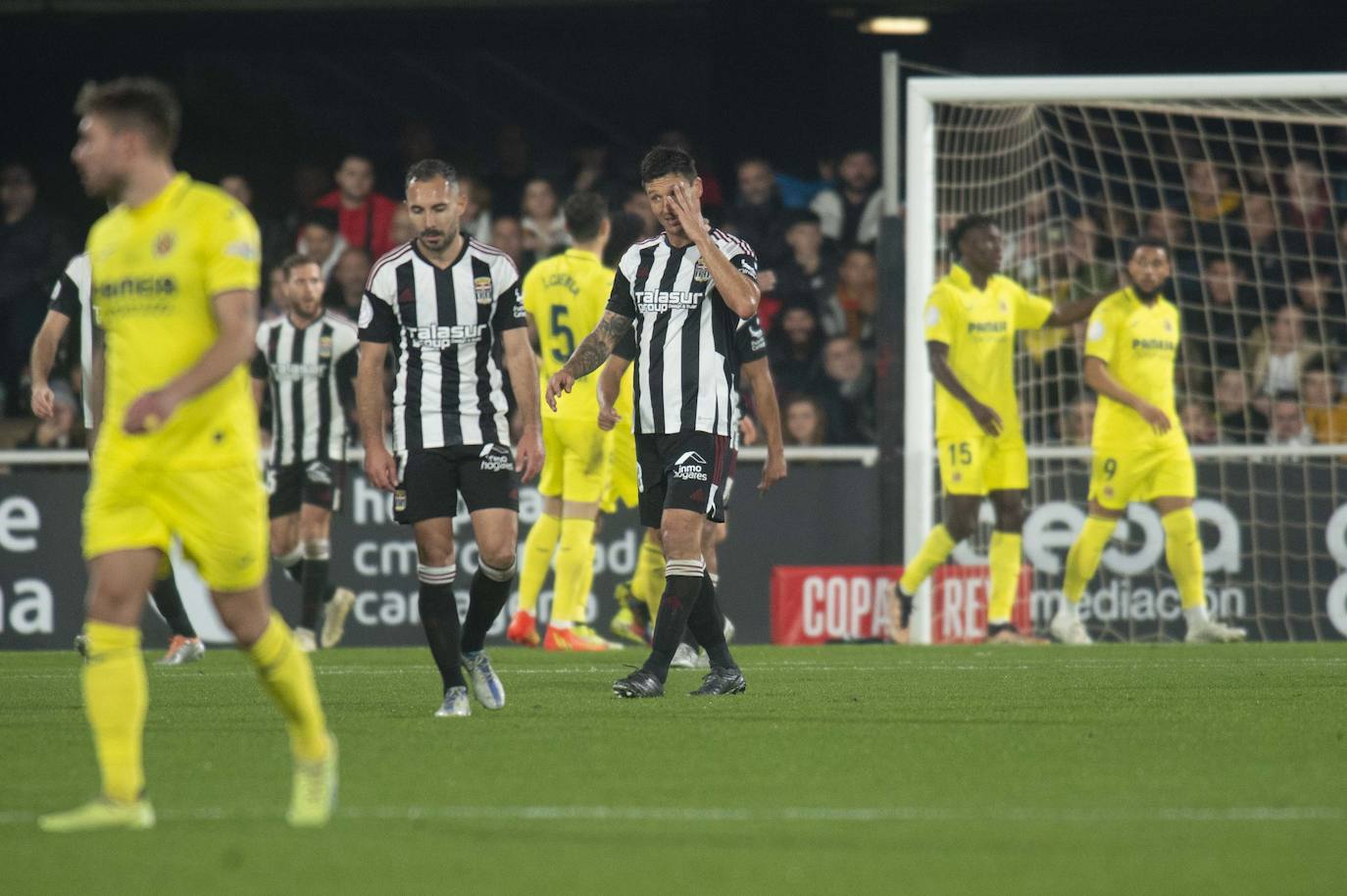 Fotos: La derrota del Cartagena frente al Villarreal, en imágenes