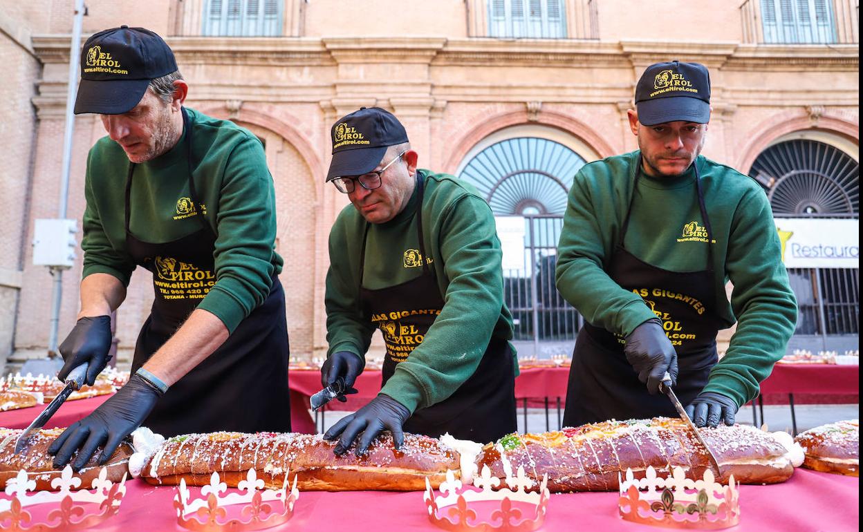Roscón y audiencia real en Murcia