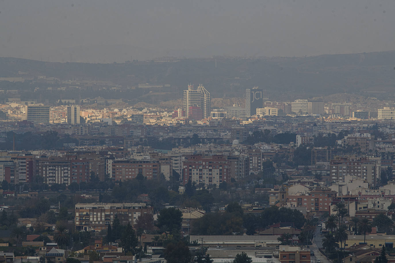 Fotos: Las imágenes de la contaminación en Murcia