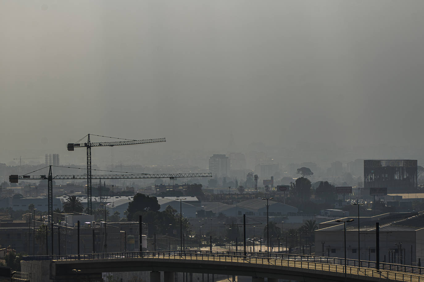 Fotos: Las imágenes de la contaminación en Murcia