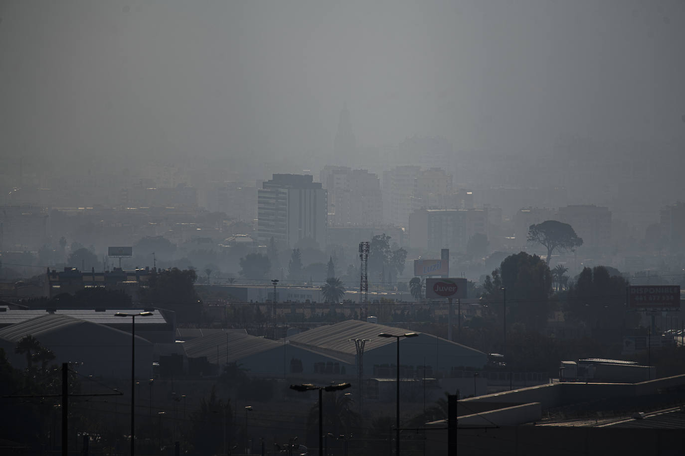 Fotos: Las imágenes de la contaminación en Murcia
