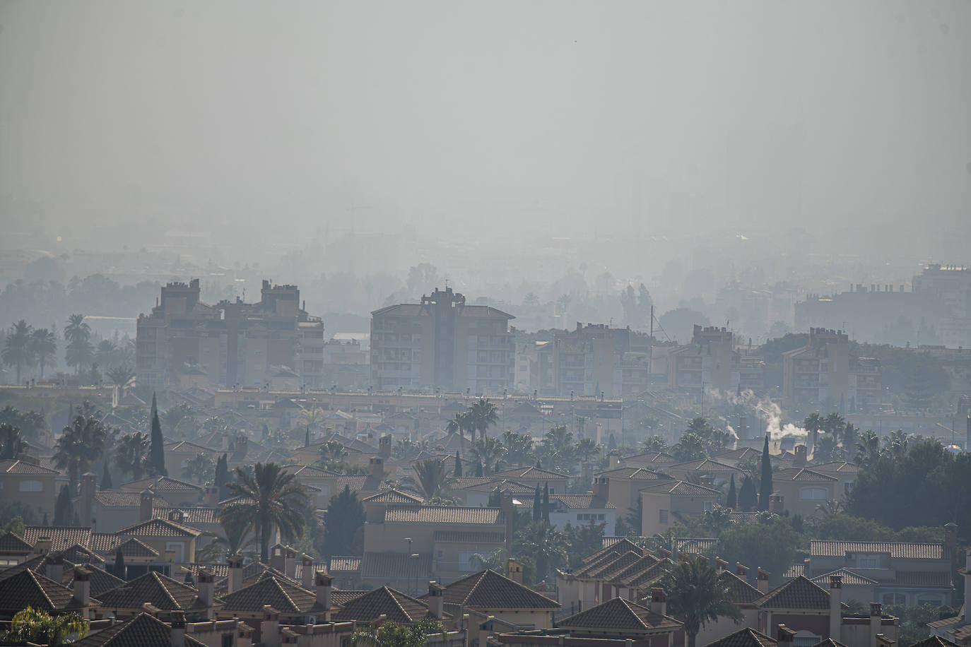 Fotos: Las imágenes de la contaminación en Murcia