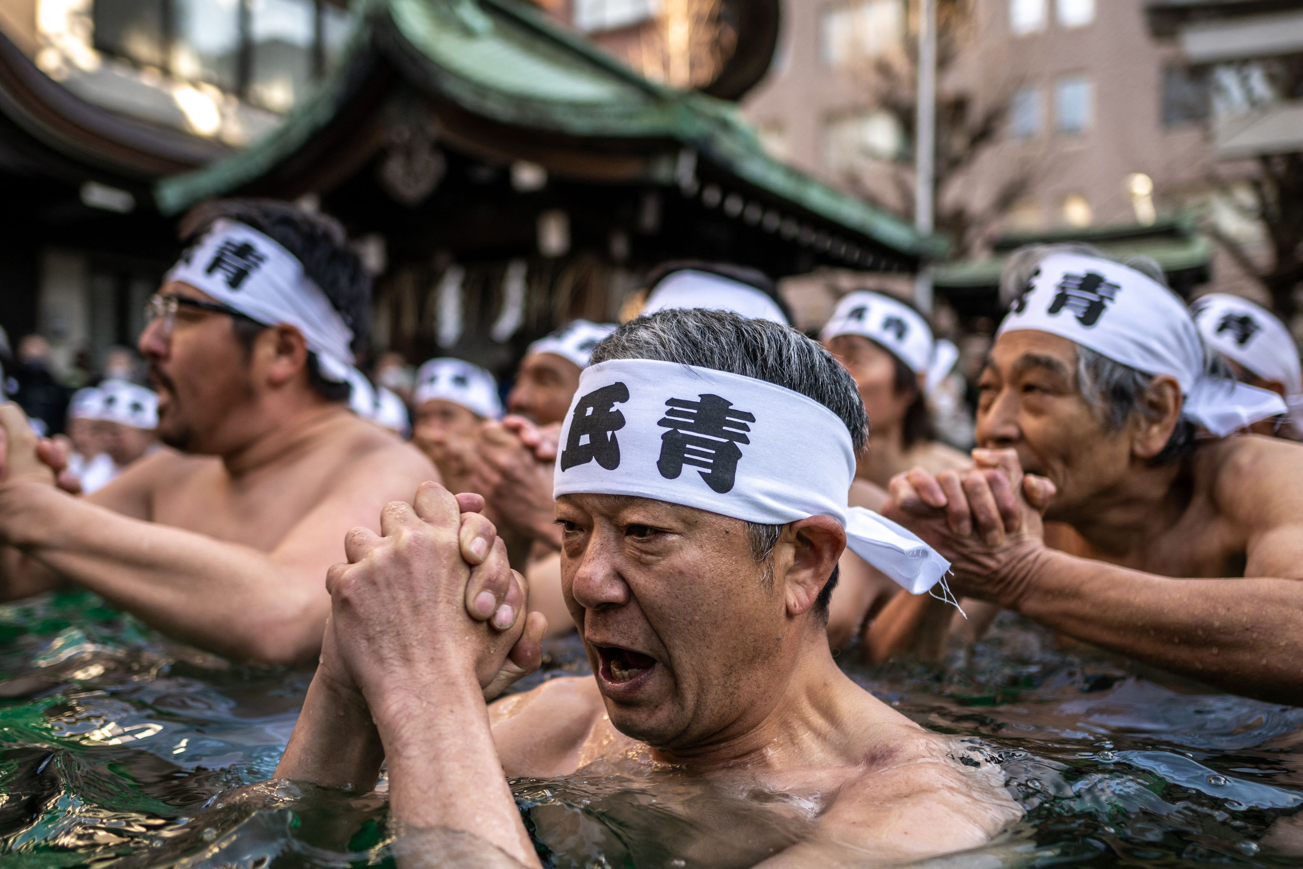 Fotos: Teppozu Inari, un baño congelado