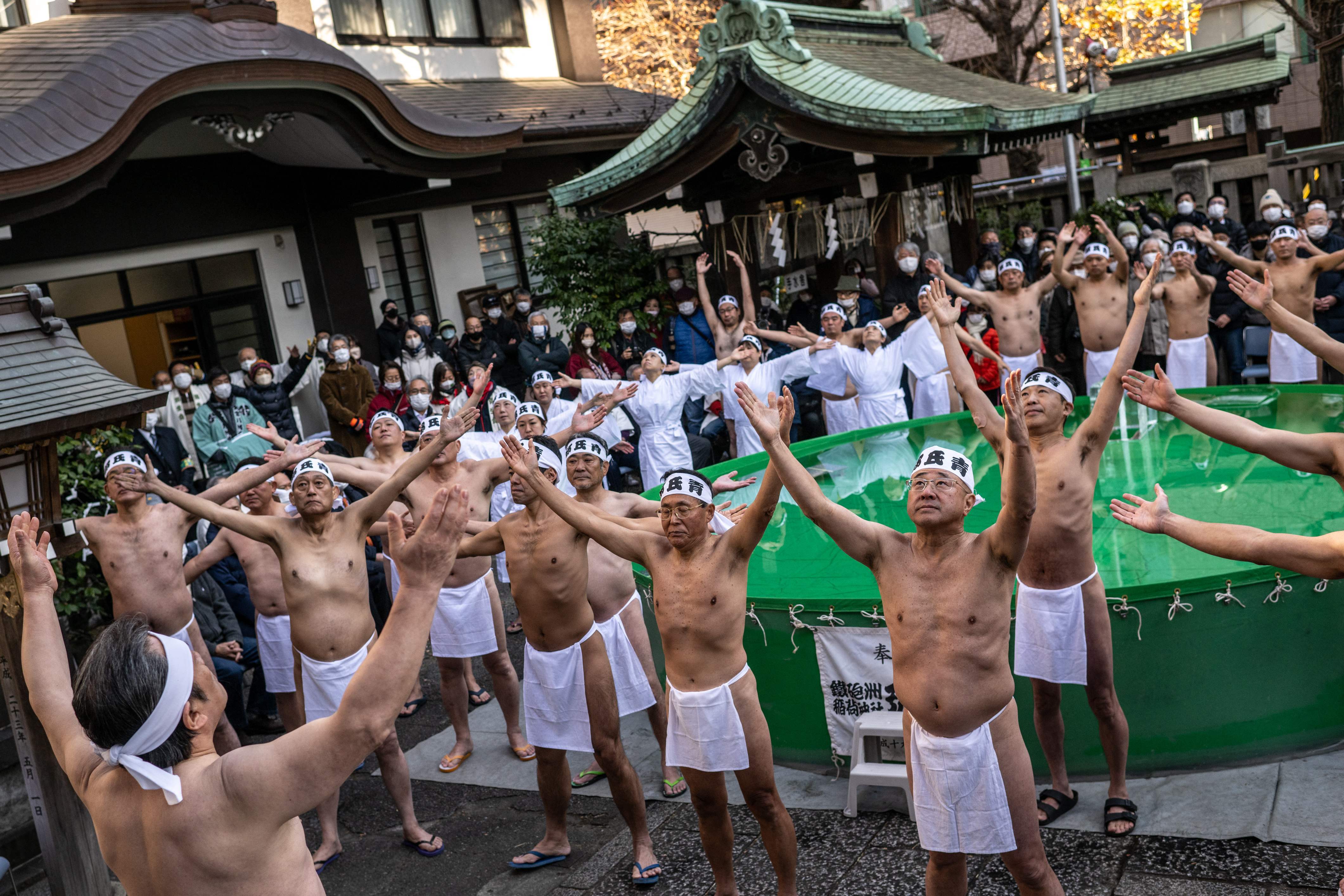 Fotos: Teppozu Inari, un baño congelado