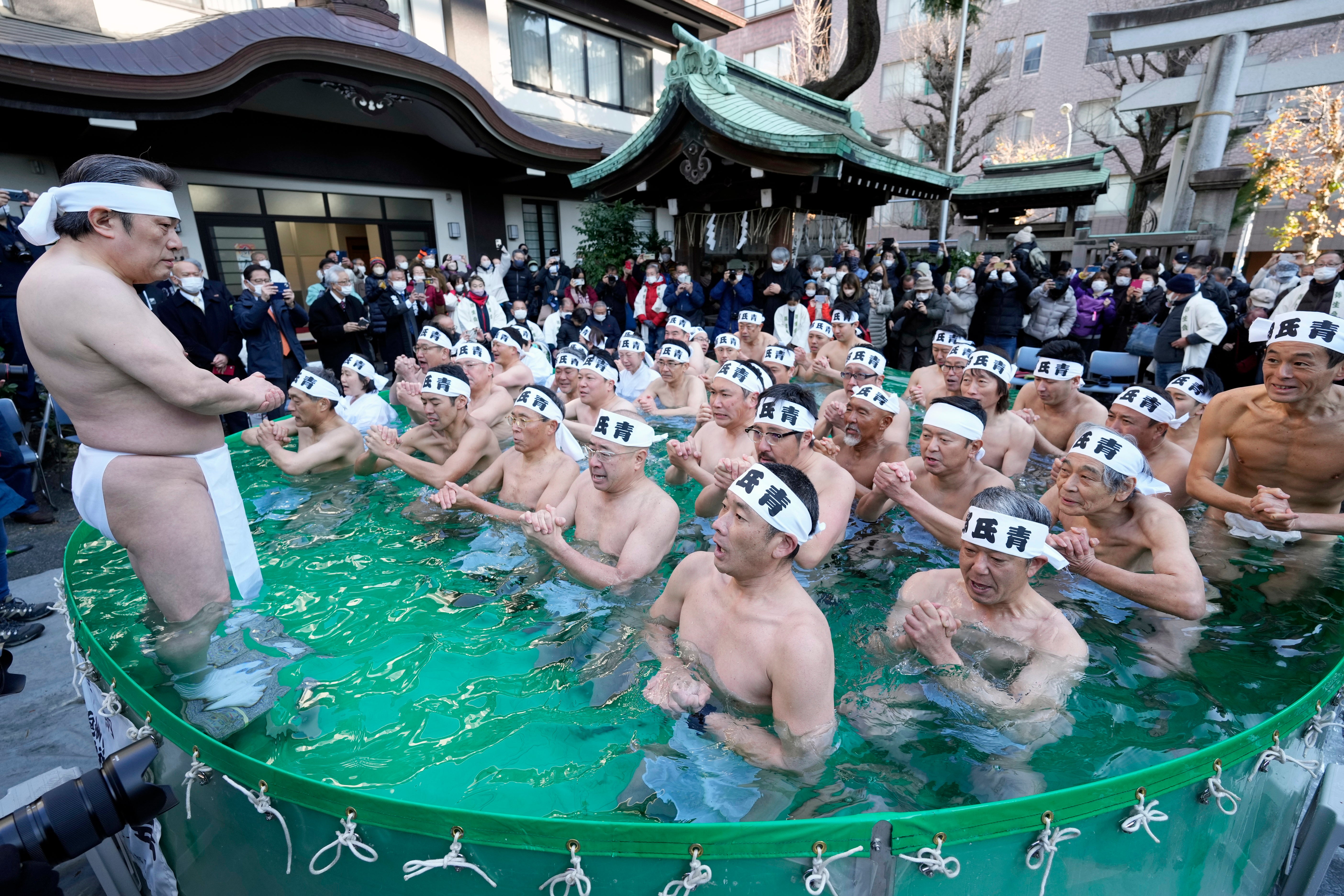 Fotos: Teppozu Inari, un baño congelado